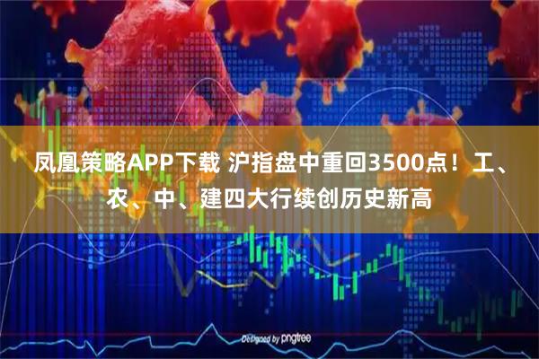 凤凰策略APP下载 沪指盘中重回3500点！工、农、中、建四大行续创历史新高